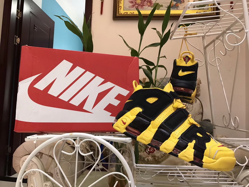 Authentic Nike Air More Uptempo Yellow